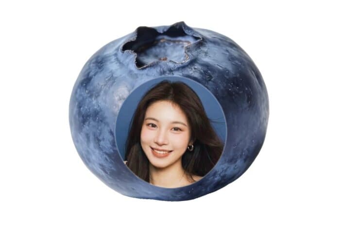 Fruit-shaped photo frame from the Cutesy DIY Bar