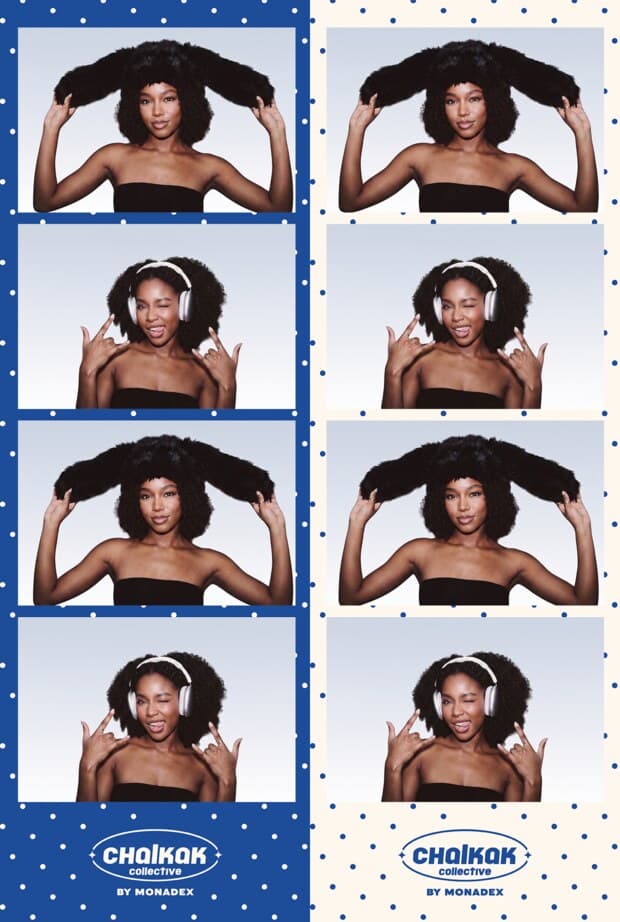 Blue dot six-up strip from the K-Photo Lab