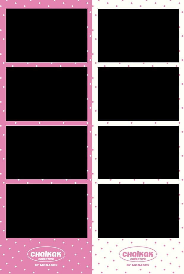 Pink dot frame layout